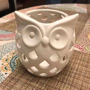 Owl candle base